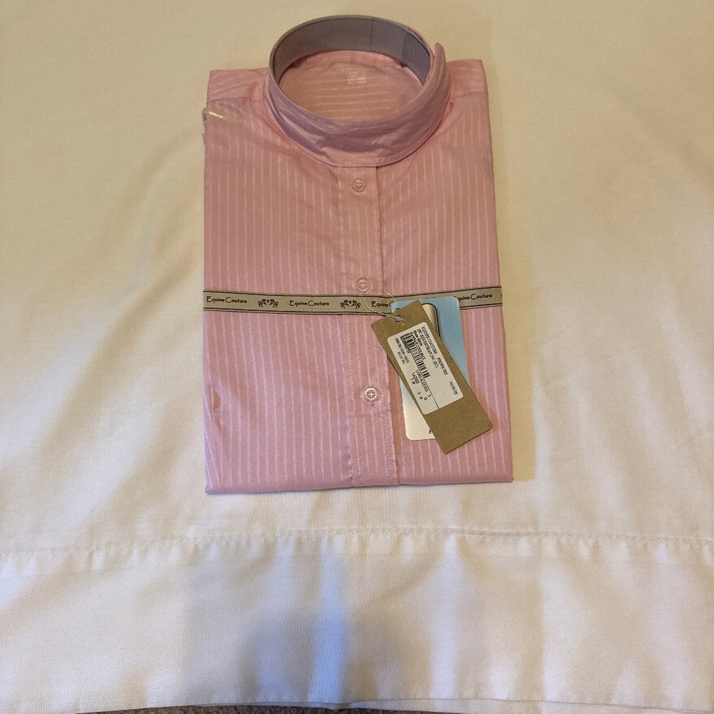 Equine Couture™ Hannah Coolmax Shirt Color: Pink/Pink, Size: 32 110281-106/32